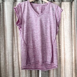 Reebok Purple Short Sleeve Activewear Top